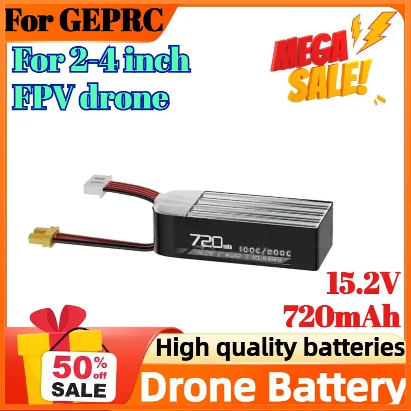 4S 15.2V 720mAh 100C Battery f - Drone Battery High Voltage avaliação e preço