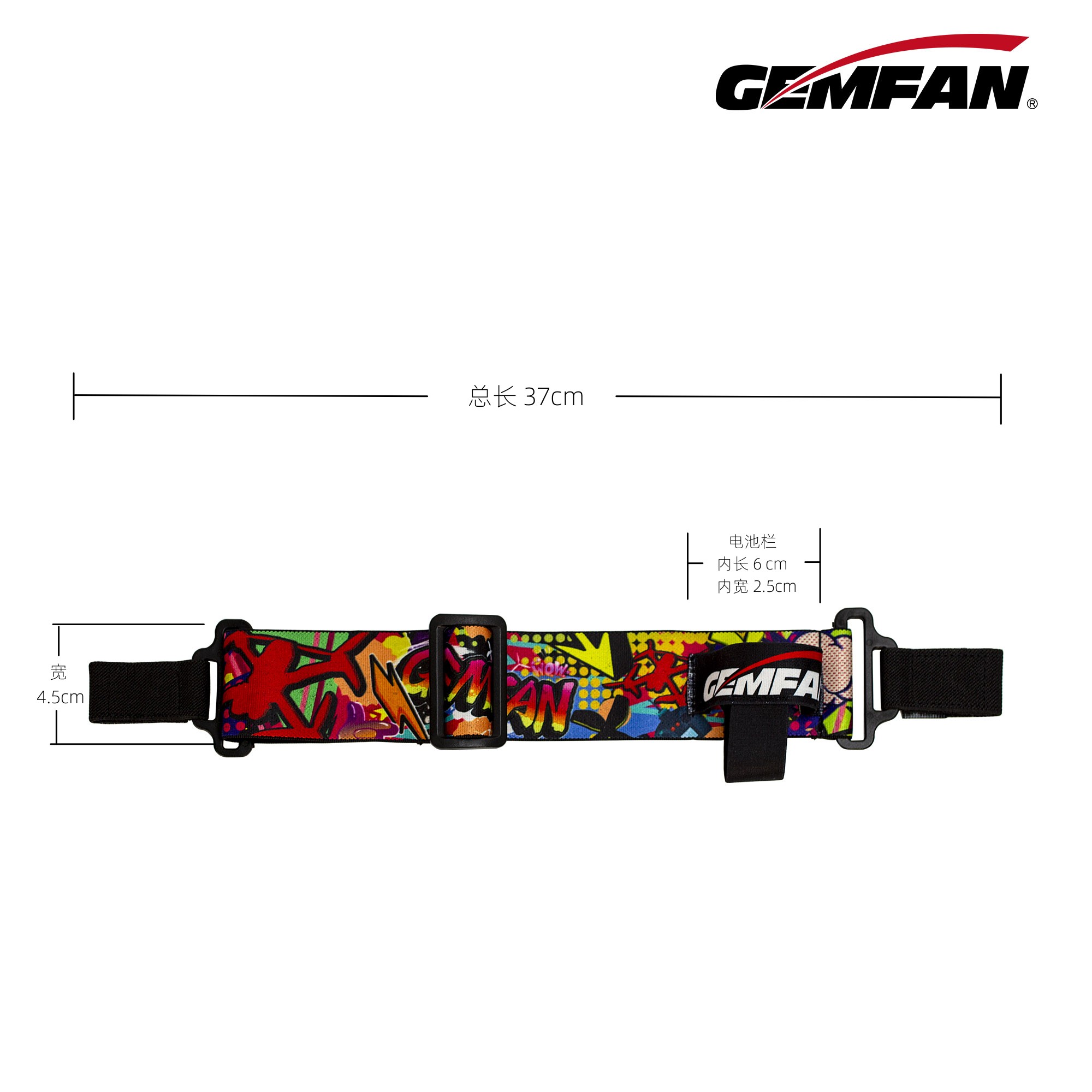 Gemfan Graffiti FPV Goggles He - Drone Battery Strap avaliação e preço