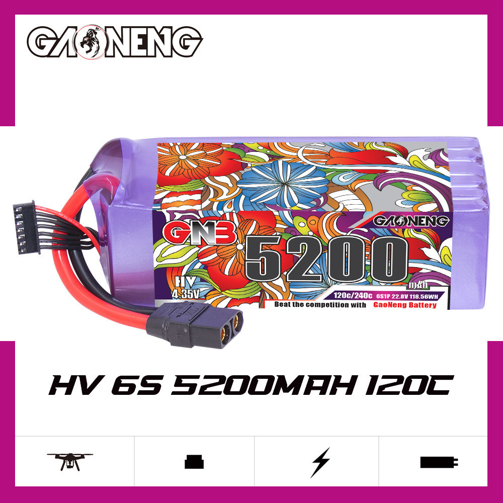 GNB Lipo Battery 6S 22.8V 3000 - Drone Battery Connector avaliação e preço