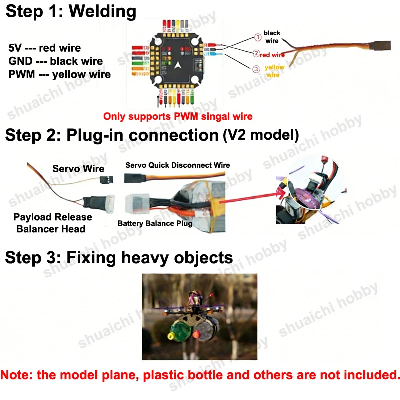1PCS Strap-type FPV Drone PWM- - Drone Battery Strap avaliação e preço