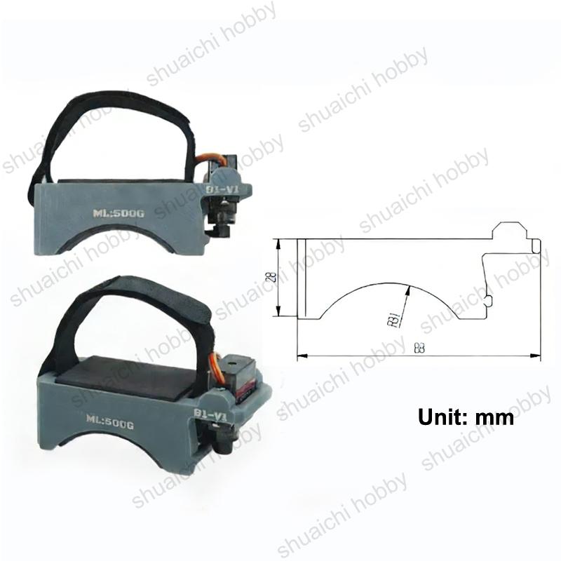 1PCS Strap-type FPV Drone PWM- - Drone Battery Strap avaliação e preço