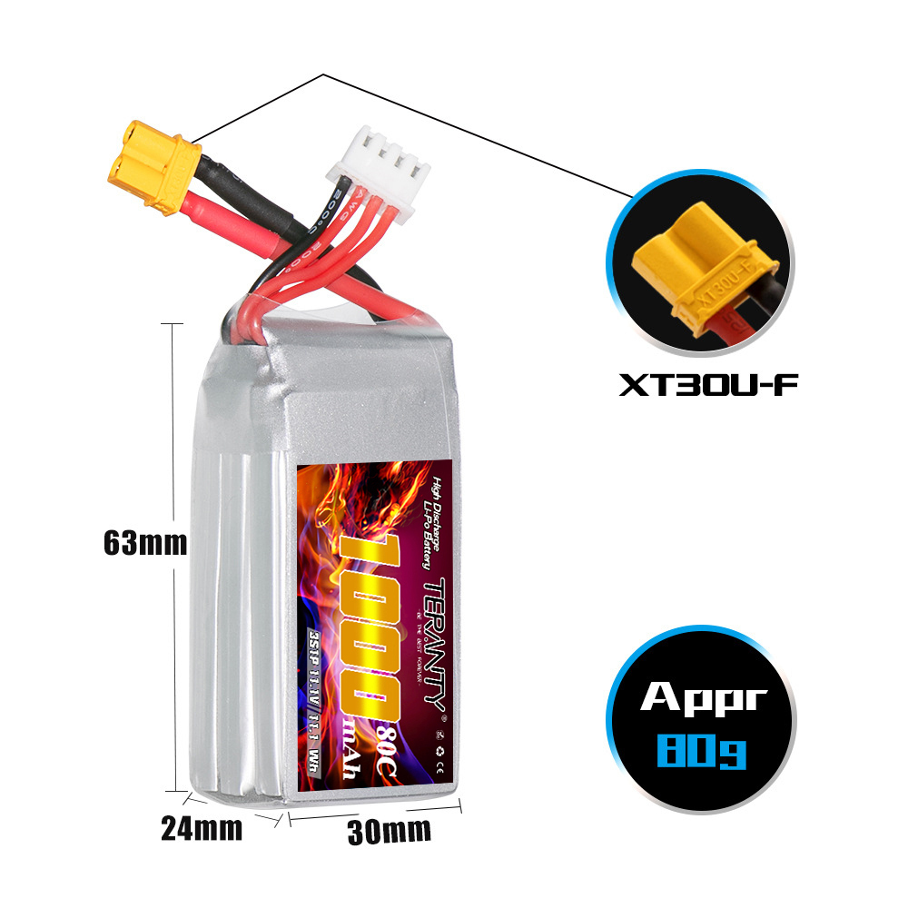 TERANTY 3S 11.1V 80C/160C 1000 - Drone Battery 3S avaliação e preço