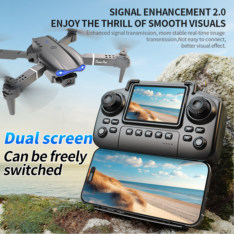 E99 PRO Drone Screen Control A - Drone Battery Case avaliação e preço