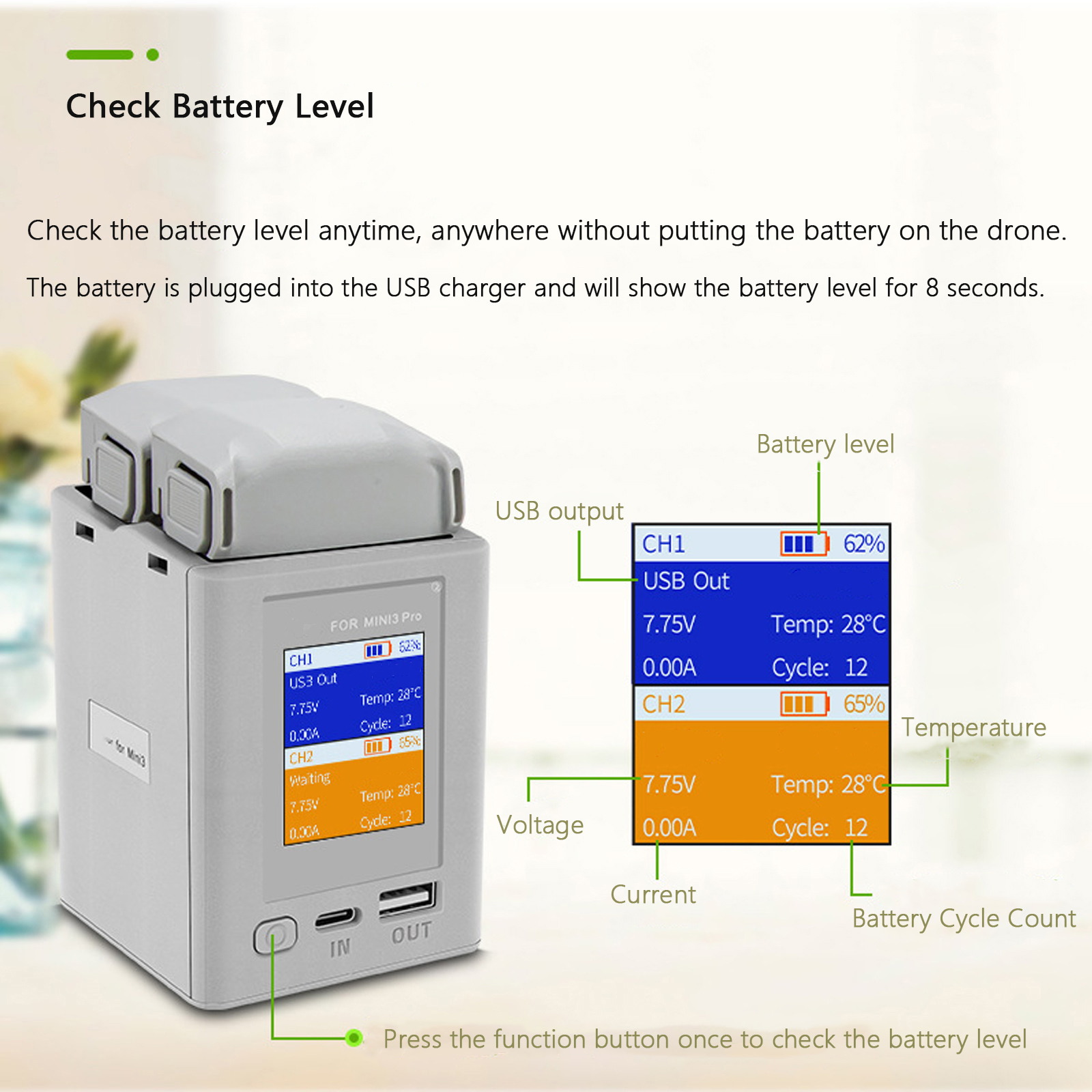 Charger Hub For DJI Mini 4 Pro - Drone Battery Smart avaliação e preço