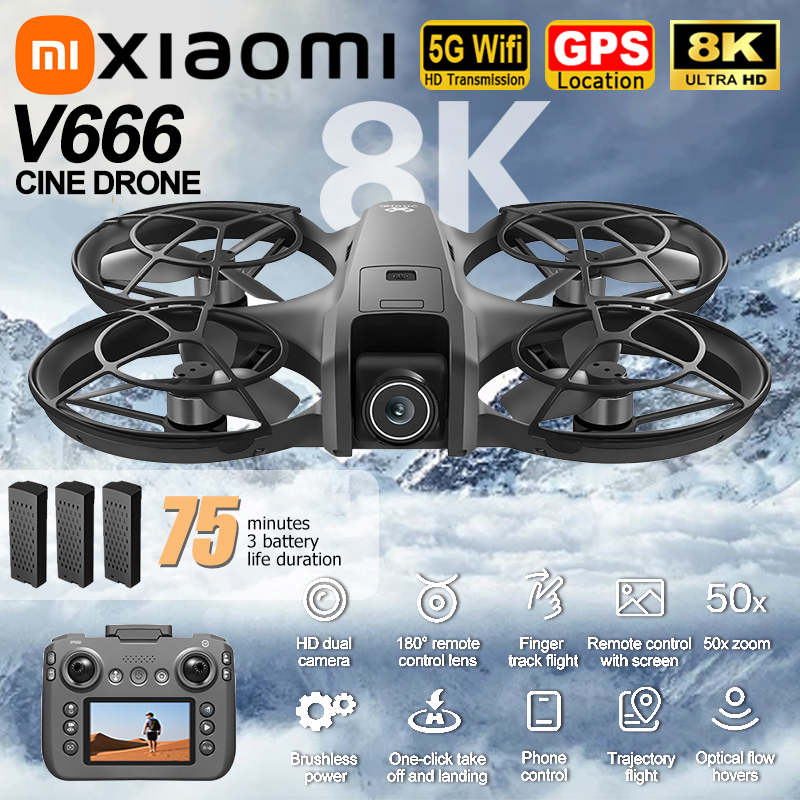 Xiaomi V666 Drone 8K Aerial HD - Drone Battery Balance Charger avaliação e preço