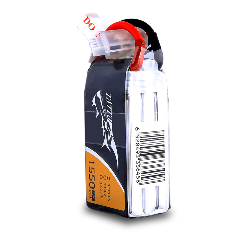 TATTU 3S 11.1V 1550mAh 75C LiP - Drone Battery 3S avaliação e preço